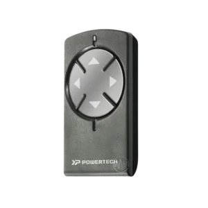 Control remoto Powertech PR4 433 MHz de 4 canales para portón automático y puerta de garaje